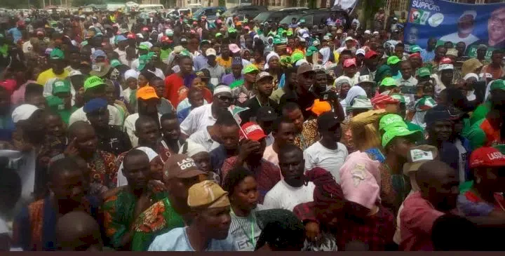 Peter Obi storms Osun; pulls massive crowd ahead of gubernatorial election (Photos)