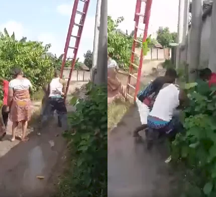 PHED officials attacked by residents in Port Harcourt while trying to disconnect power (video)