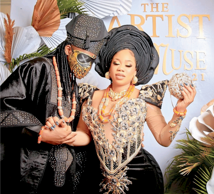 'He takes care of my soul' - Toyin Lawani gushes over hubby, Segun Wealth