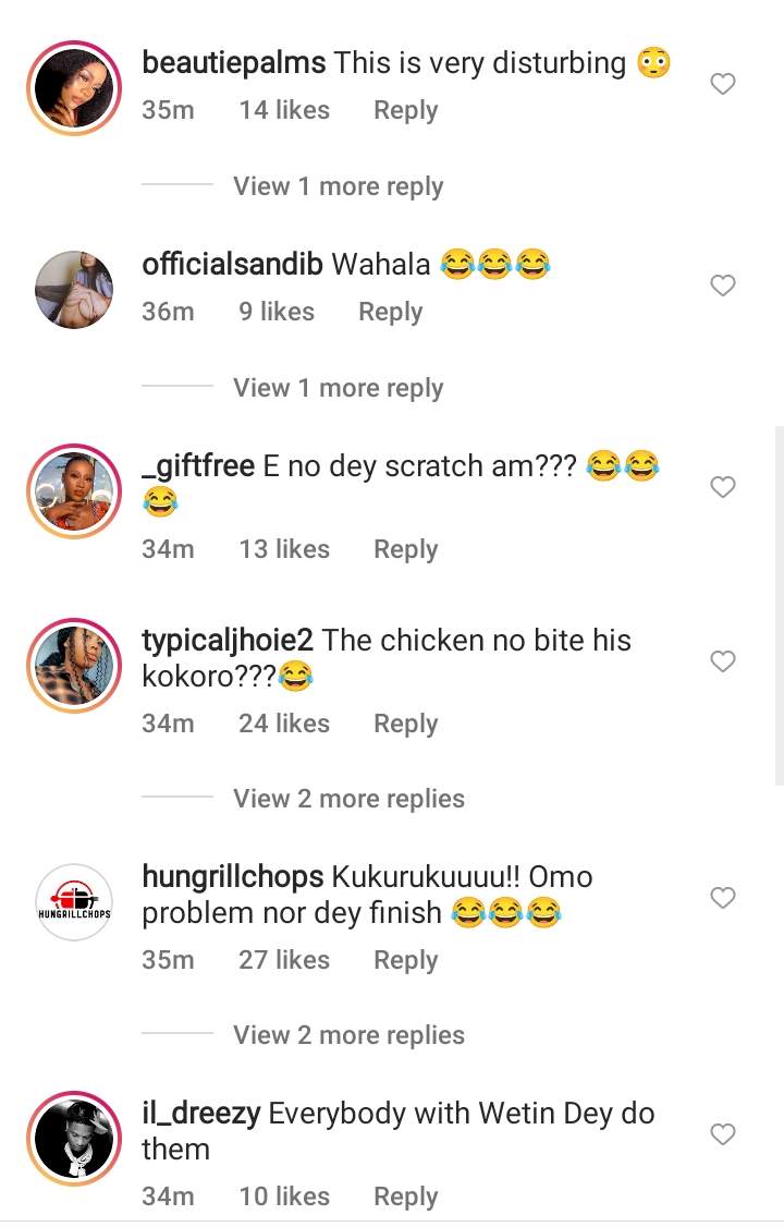 'The chicken no bite his kokoro?' - Netizens express shock as man is caught with live chickens hidden in his boxers (Video)