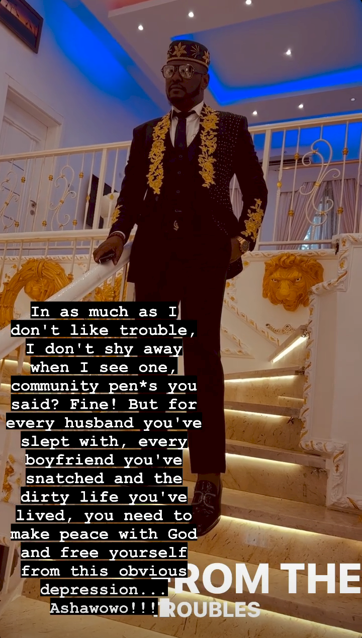 'A man sleeping with his own married sister ' - Tonto Dikeh resumes dragging of ex-lover, Prince Kpokpogri, spills dirty secrets