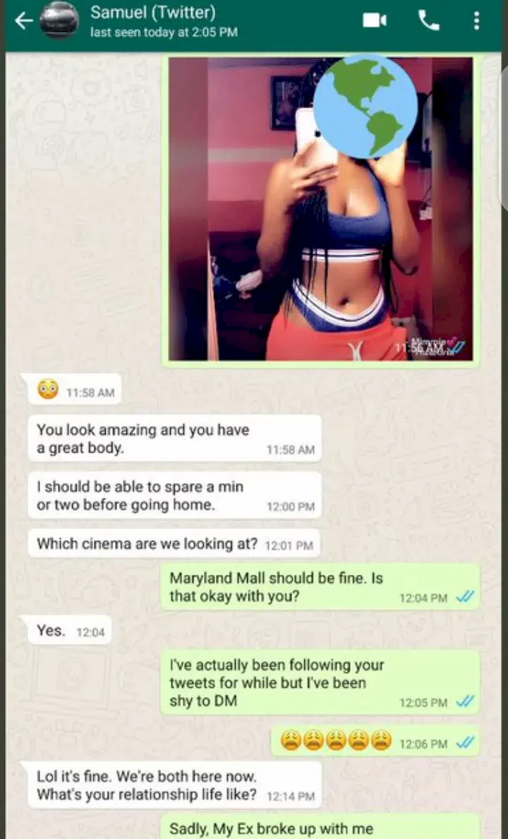 'Are you good in bed?' - Nigerian lady in pain after setting trap for boyfriend with a lady, WhatsApp chats leak