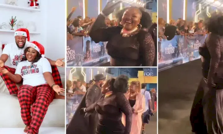 'Maybe they just had a fight' - Mixed reactions trail moment Stan Nze snubbed wife, Blessing in public (Video)