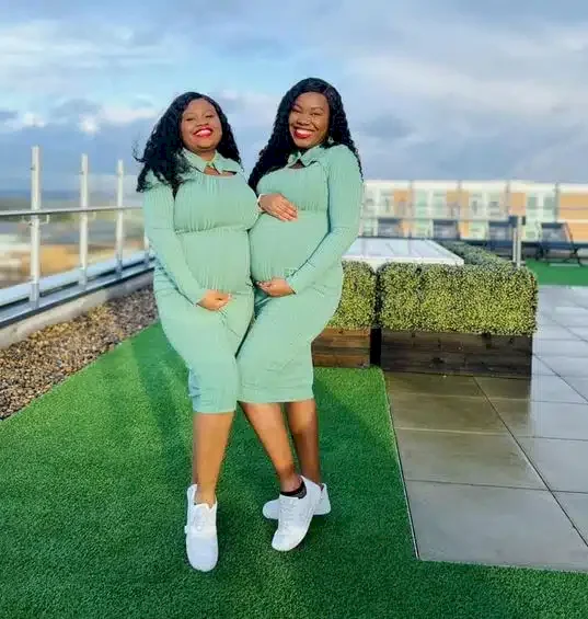 Best friends gush as they get pregnant at the same time