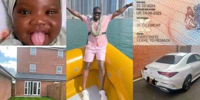 Nigerian doctor flaunts his blessings five years after relocating to UK