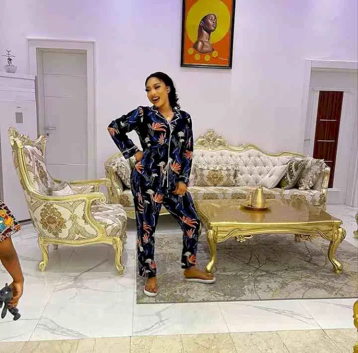 Tonto Dikeh reacts as Bobrisky shares rare photo of her in retaliation for posting crossdresser's unedited photo