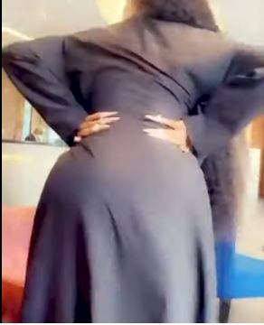 Bobrisky finally shows off his backside after butt surgery (Video)