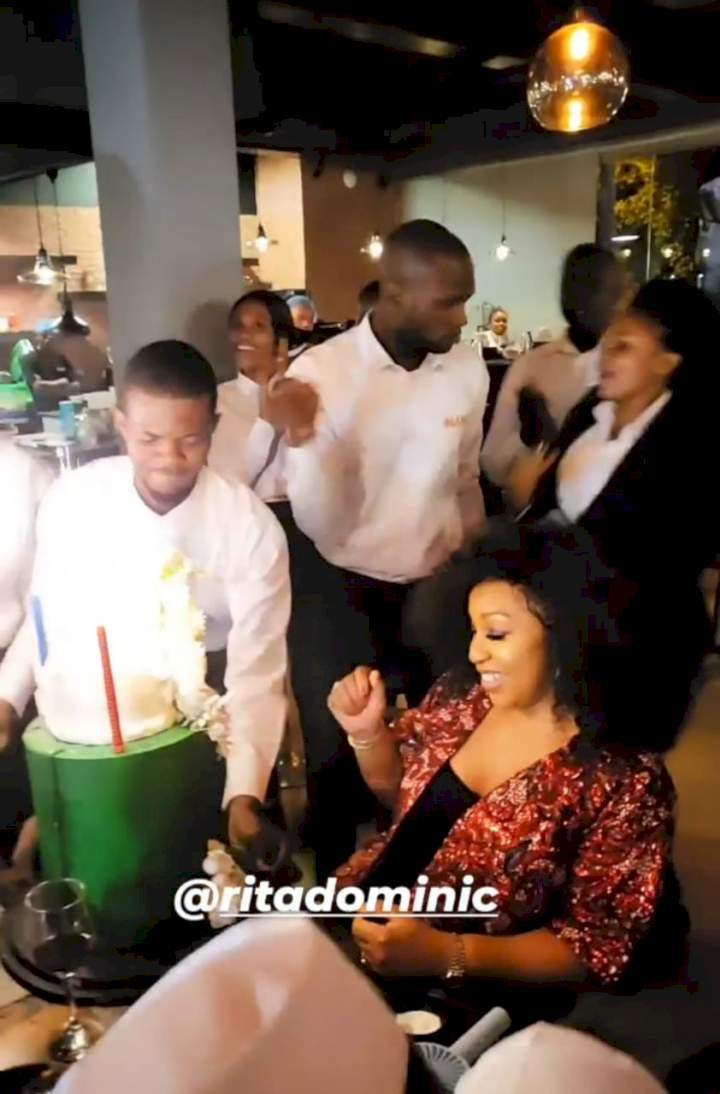 Photos/Video from actress, Rita Dominic's birthday celebration