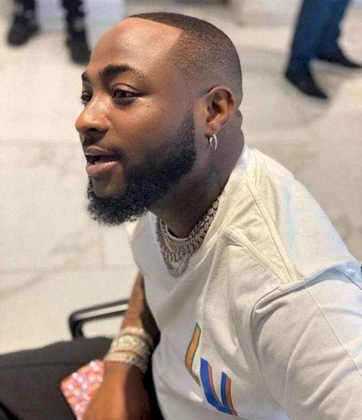 Netizens debate resemblance of Davido's late mother with Chioma, singer's children