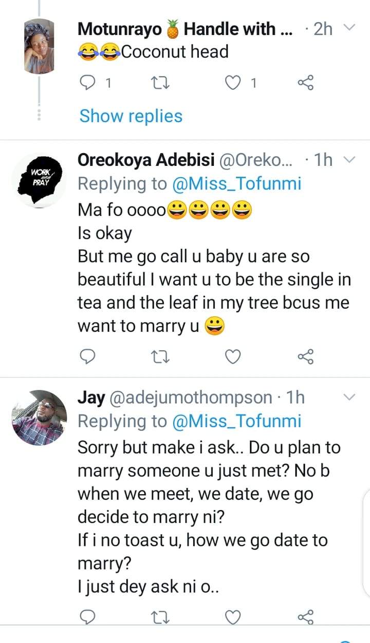 'Please don't call me baby or say you love me if you don't have plans to marry me' - Lady gives warning