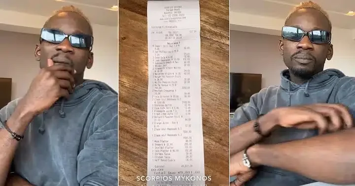 Mr. Eazi Laments Over Excessive Bill At Restaurant In UK