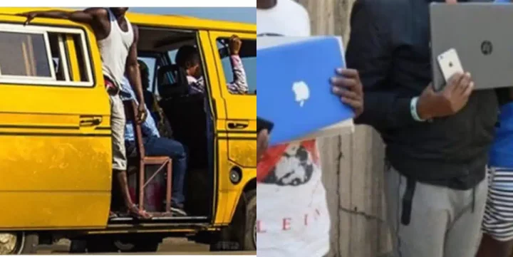 Lady narrates how 2 yahoo boys she sat with in a bus almost implicated her during a police stop Lady narrates how 2 yahoo boys she sat with in a bus almost implicated her during a police stop