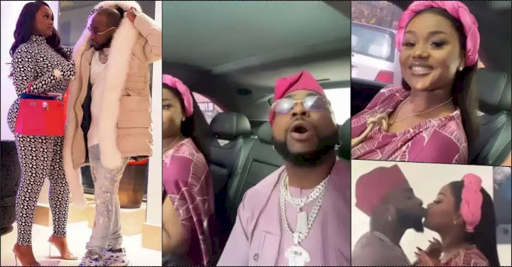 Davido and Chioma double affection for one another as they dazzle in matching outfits (Video)