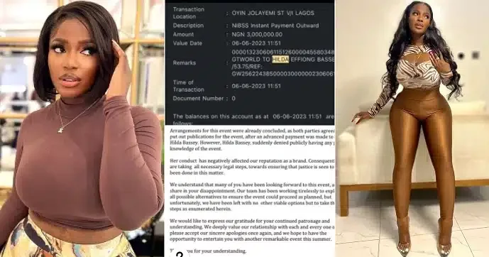 "Her conduct has affected us negatively" - Brand exposes Hilda Baci, leaks evidence of breached N3 million deal (Photos)