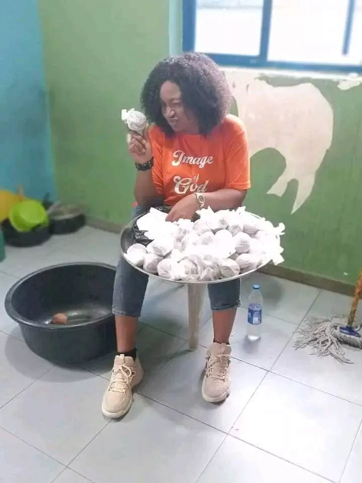 'Una go support me?' - Nigerian lady asks as she begins 130 hour 'fry-a-thon'