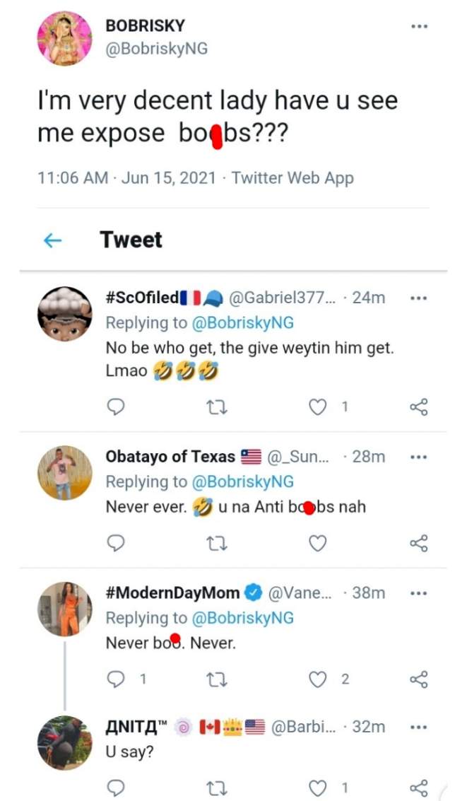 'No be who get, they give wetin he get' - Reactions as Bobrisky claims he is decent because he has never exposed his cleavage