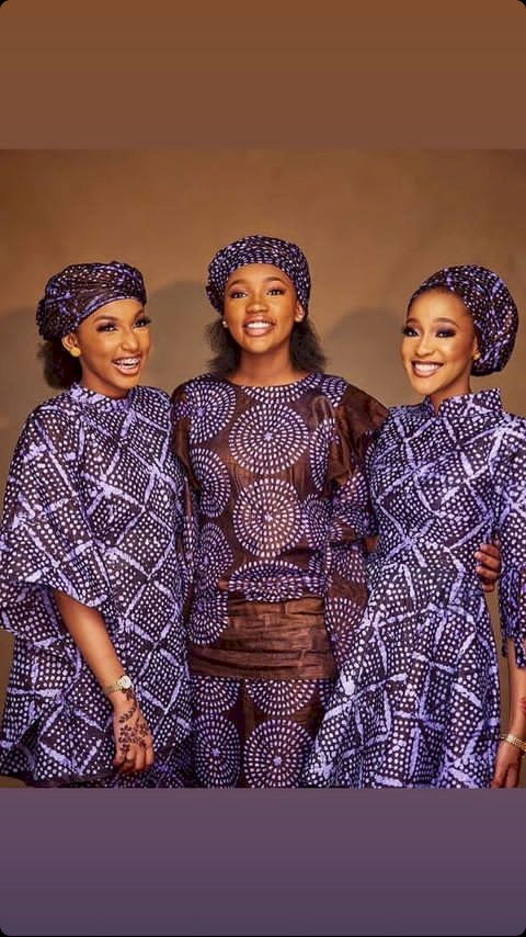 Stunning photos of President Buhari's daughter, Hadiza Bello and her beautiful daughters