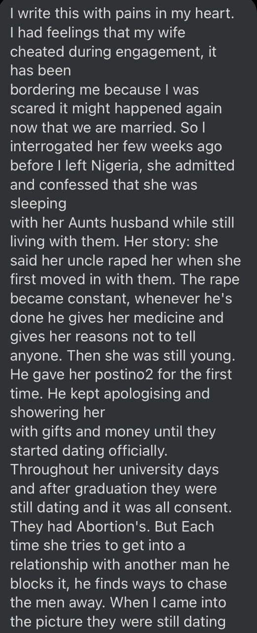 'I want to end our marriage after discovering my wife slept with her aunt's husband' - Man seeks advice