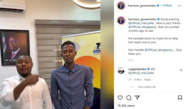 Mercy Eke finally finds man who gave her his BBNaija audition tag in 2019