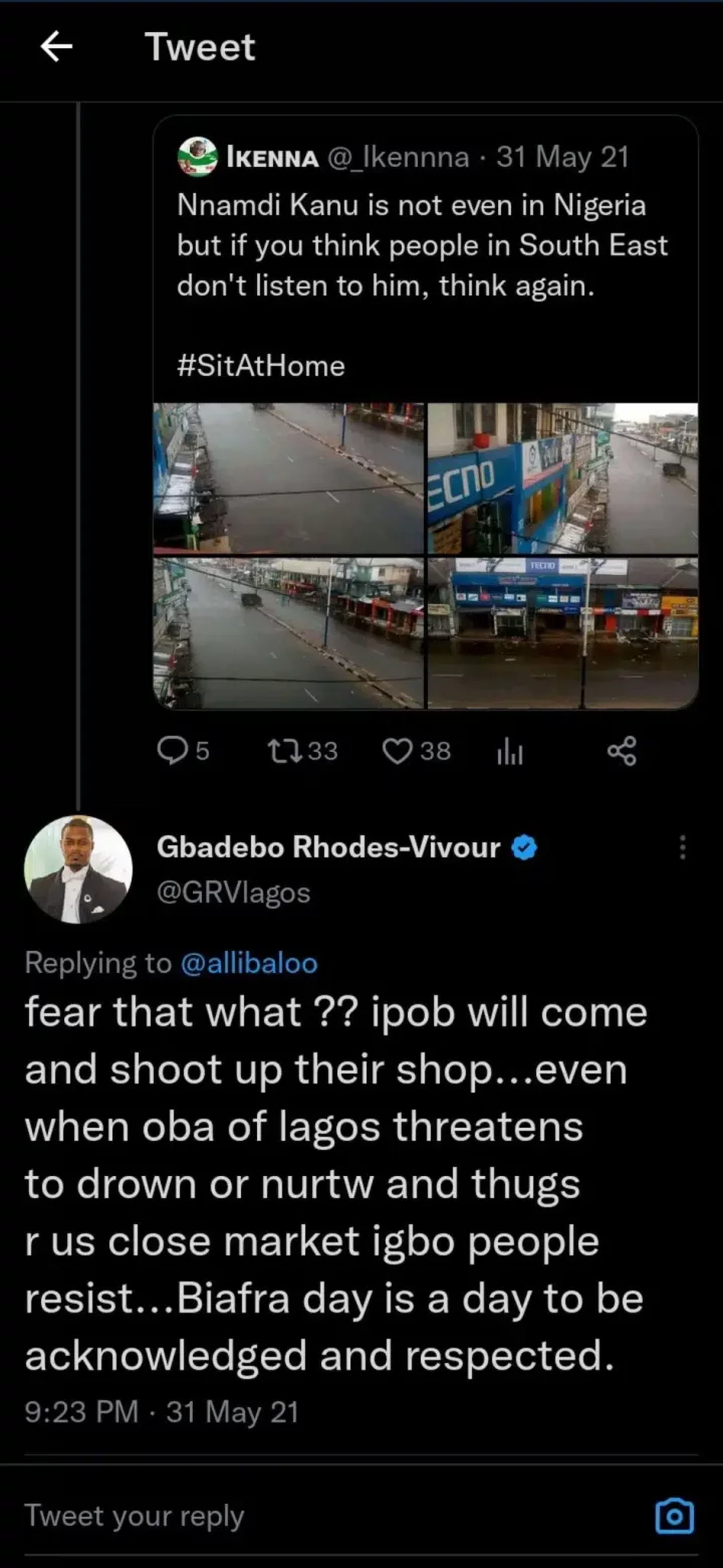 IPOB Apologist: Old tweets of Lagos Governorship candidate, Gbadebo Rhodes-Vivour exhumed