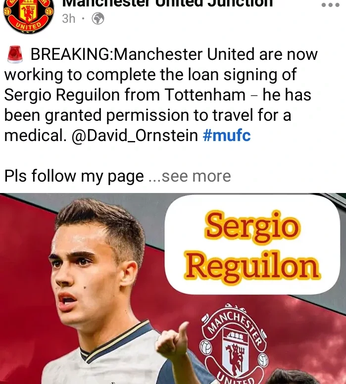 OFFICIAL CONFIRMED Man United Announce Completed Transfer Deal, Star Set to Undergo Medicals, Sergio