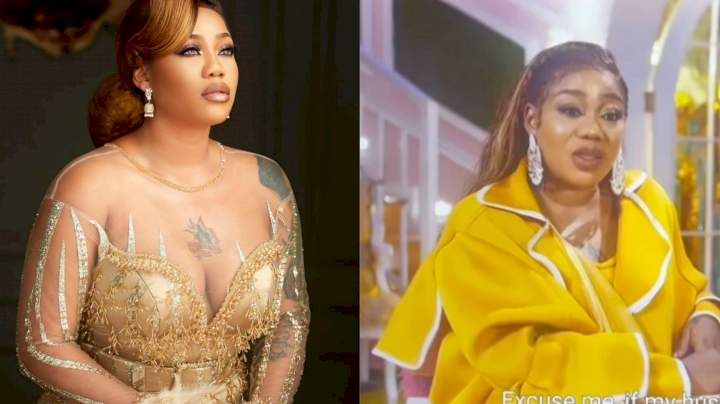 "If my husband messes up, I'll still marry another person. Is it your womb?" - Toyin Lawani claps back at those criticizing her for having three kids with three different men (Video)