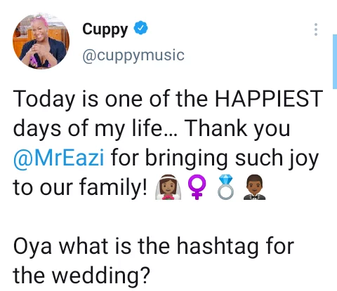'Better find me my own' - DJ Cuppy congratulates her sister Temi and Mr Eazi on their engagement, reveals she introduced the couple to each other