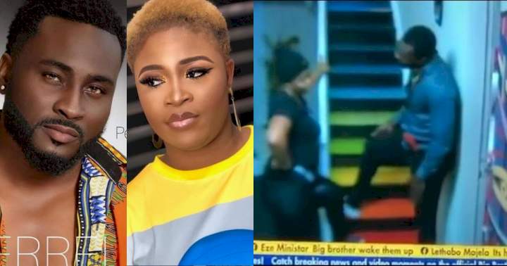 BBNaija: "I can't do that" - Princess shuns Pere's request to take up culinary roles in place of Whitemoney (Video)