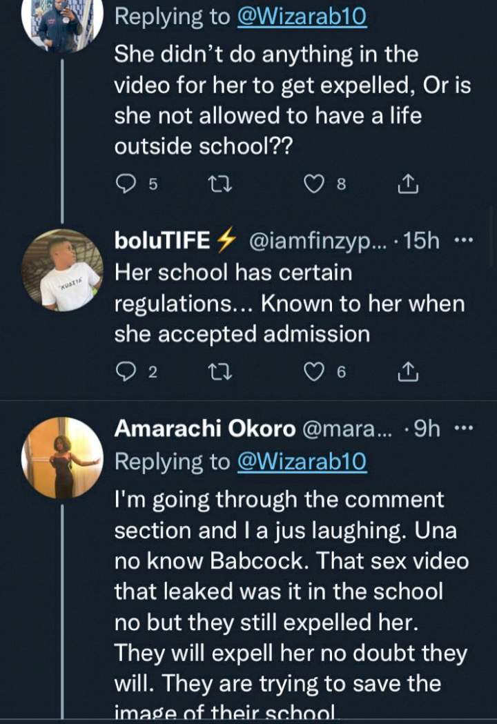 Netizens debate fate of Babcock student who joined TikTok challenge that went viral (Video)