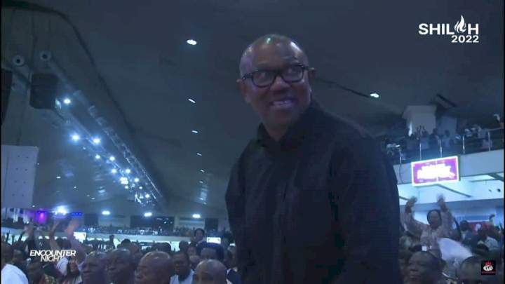 Peter Obi receives rousing reception at Shiloh 2022