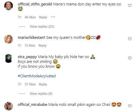 Reactions as Maria Chike shows off mother and sister (Video)