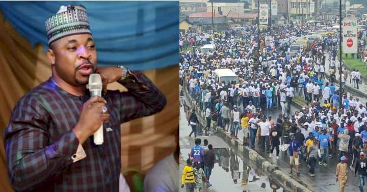 MC Oluomo leads 'five million-man' rally for Tinubu in Lagos