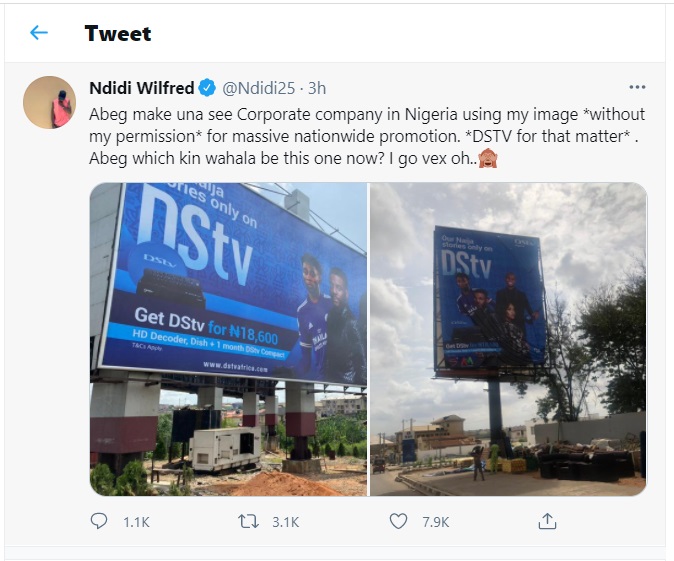 Wilfred Ndidi Calls Out DSTV For Using His Image Without His Permission (Photos)