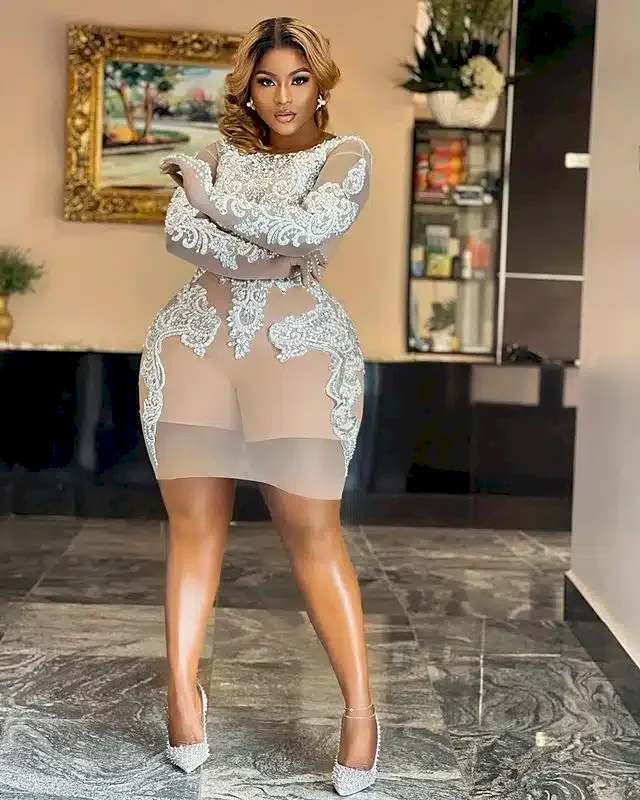 'What are u wearing sis' - Destiny Etiko slammed over outfit to Nkiru Sylvanus' wedding