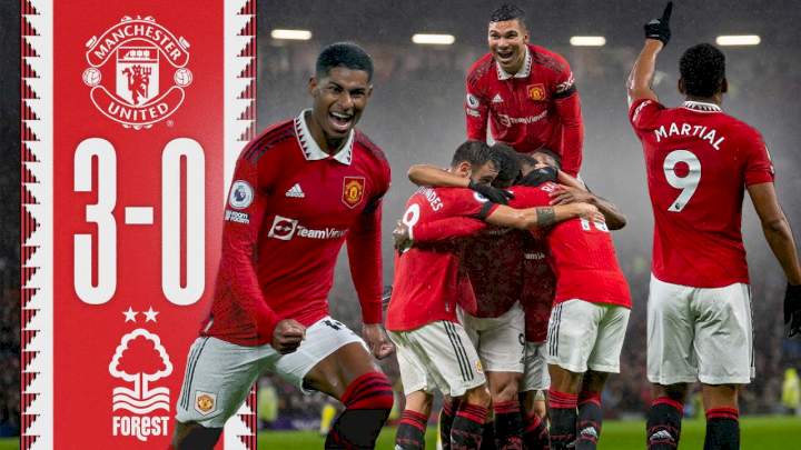 Manchester United 3  -  0 Nottingham Forest (Dec-27-2022) Premier League Highlights