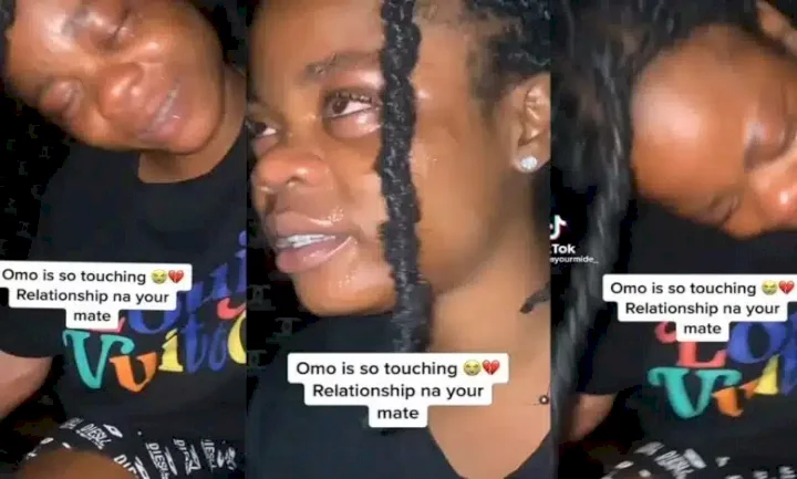Lady cries her eyes out after getting dumped by boyfriend despite going above and beyond for him (Video)