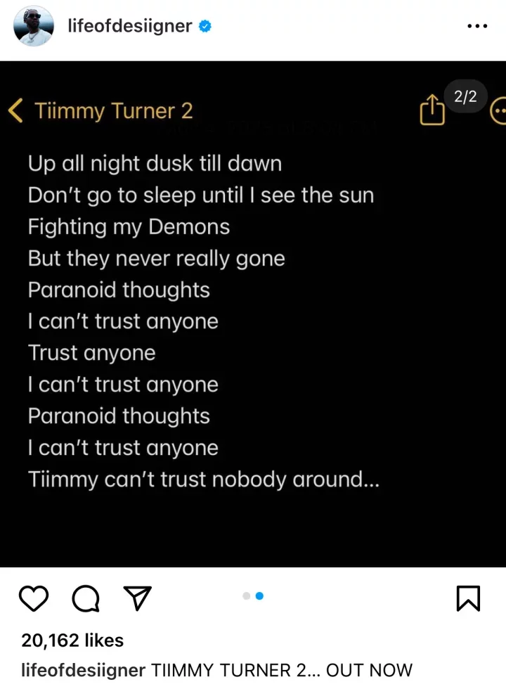 Tiimmy Turner 2 lyrics by Desiigner