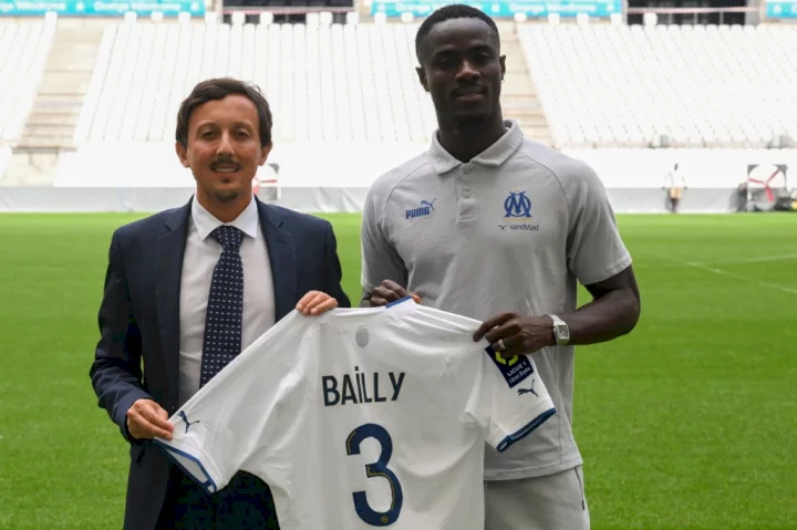 Eric Bailly joined Marseille on loan in August