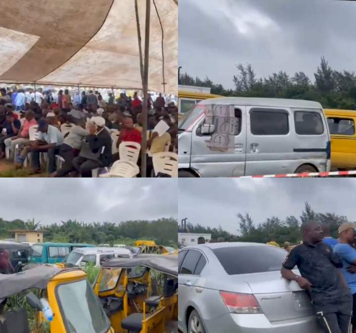Lagosians bid for cars impounded and auctioned by Lagos state govt (Video)