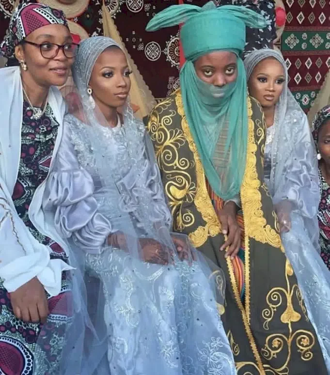 Reactions as young Kano prince marries two wives at once (Photos/Video)