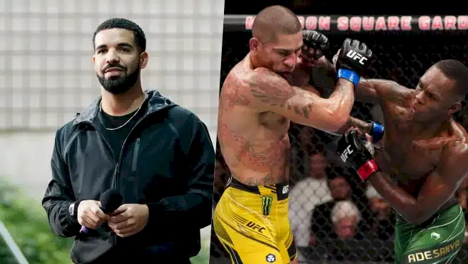 Drake loses $2M CAD after placing bet on Israel Adesanya to defend UFC title against Alex Pereira