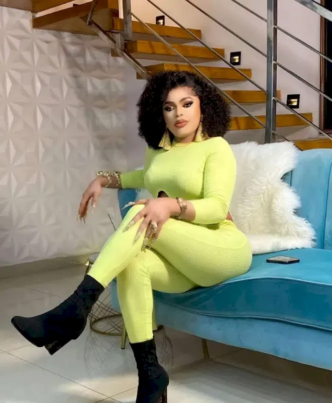 'Your backside don loss?' - New video of Bobrisky on jumpsuit stirs reactions