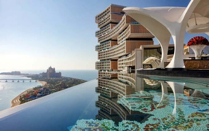 On top of the world: the infinity pool at Atlantis The Royal in Dubai
