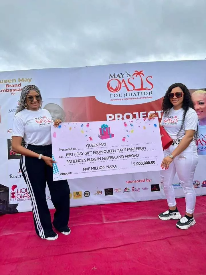 May Edochie over the moon as she receives N5M gift from fans