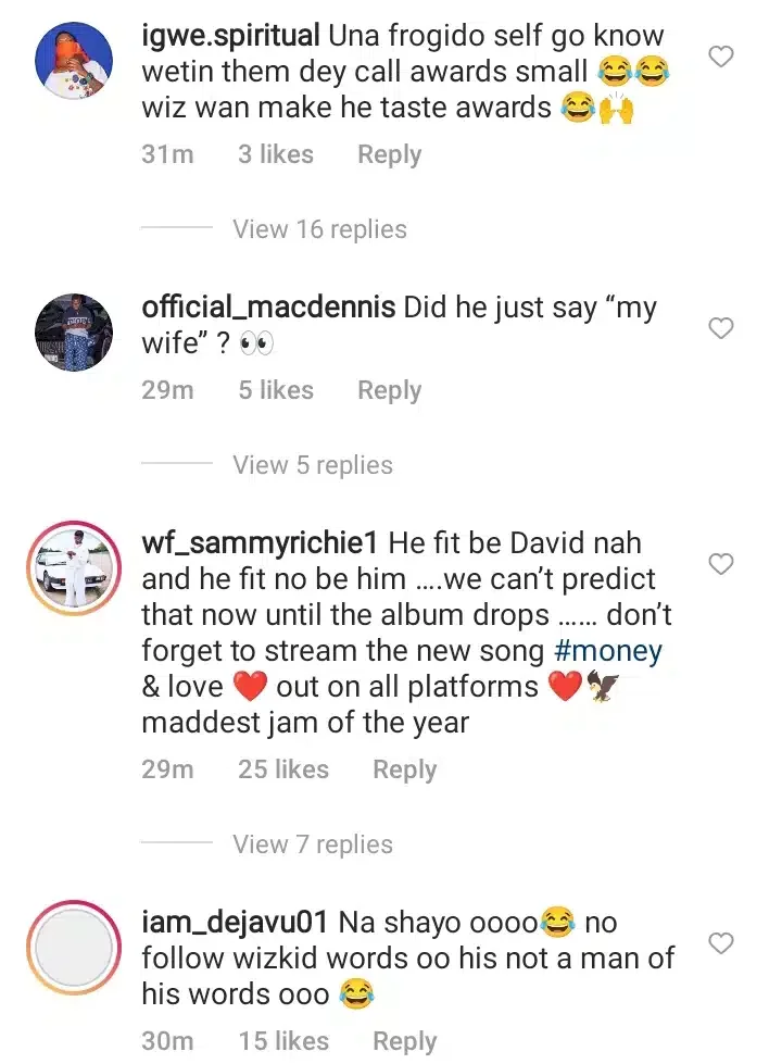 'E fit be Davido or Portable' - Speculations as Wizkid hints at collaboration with certain singer (Video)