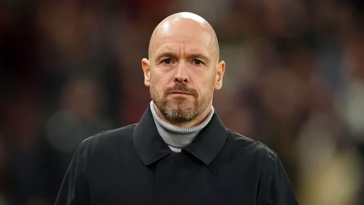 EPL: Ten Hag admits he's under pressure at Man Utd after 3-1 defeat to Brighton