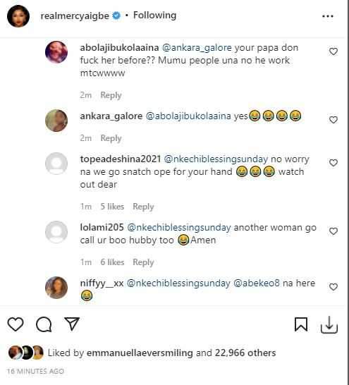 Nkechi Blessing lashes out as lady vows to snatch her man for supporting Mercy Aigbe's marriage to a married man