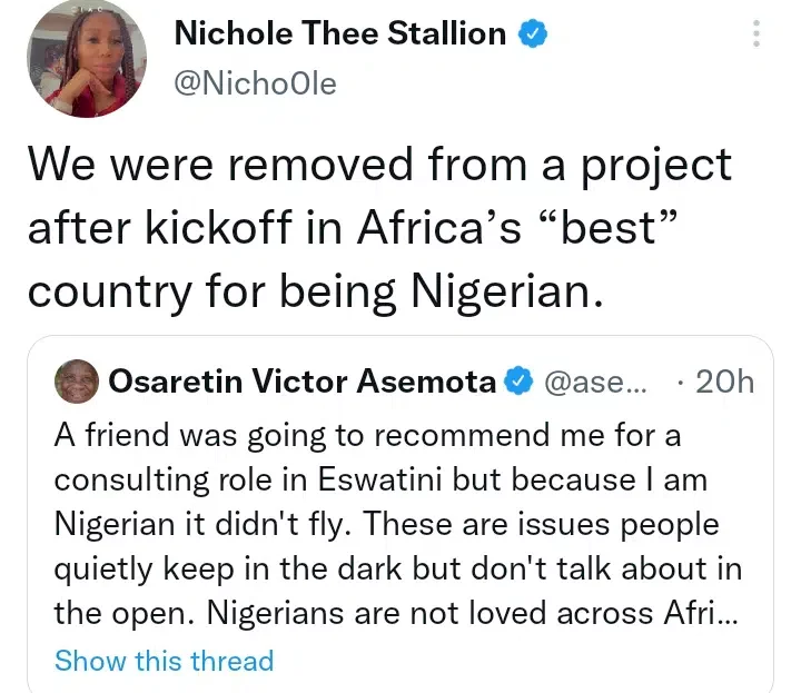 'We were removed from a project for being Nigerian' - RMD's daughter, Nichole cries out