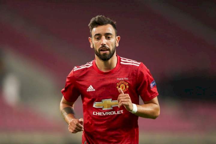 I want trophies, not Goals - Manchester United star, Bruno Fernandes cries out