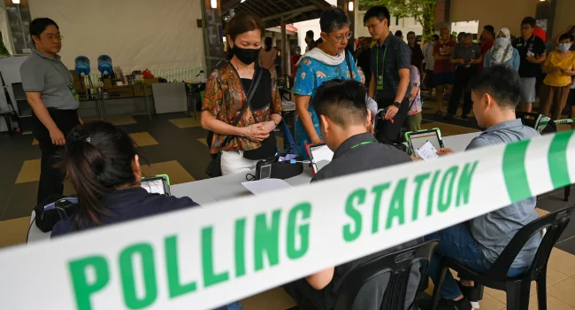 Singapore Holds First Contested Presidential Vote In Over A Decade